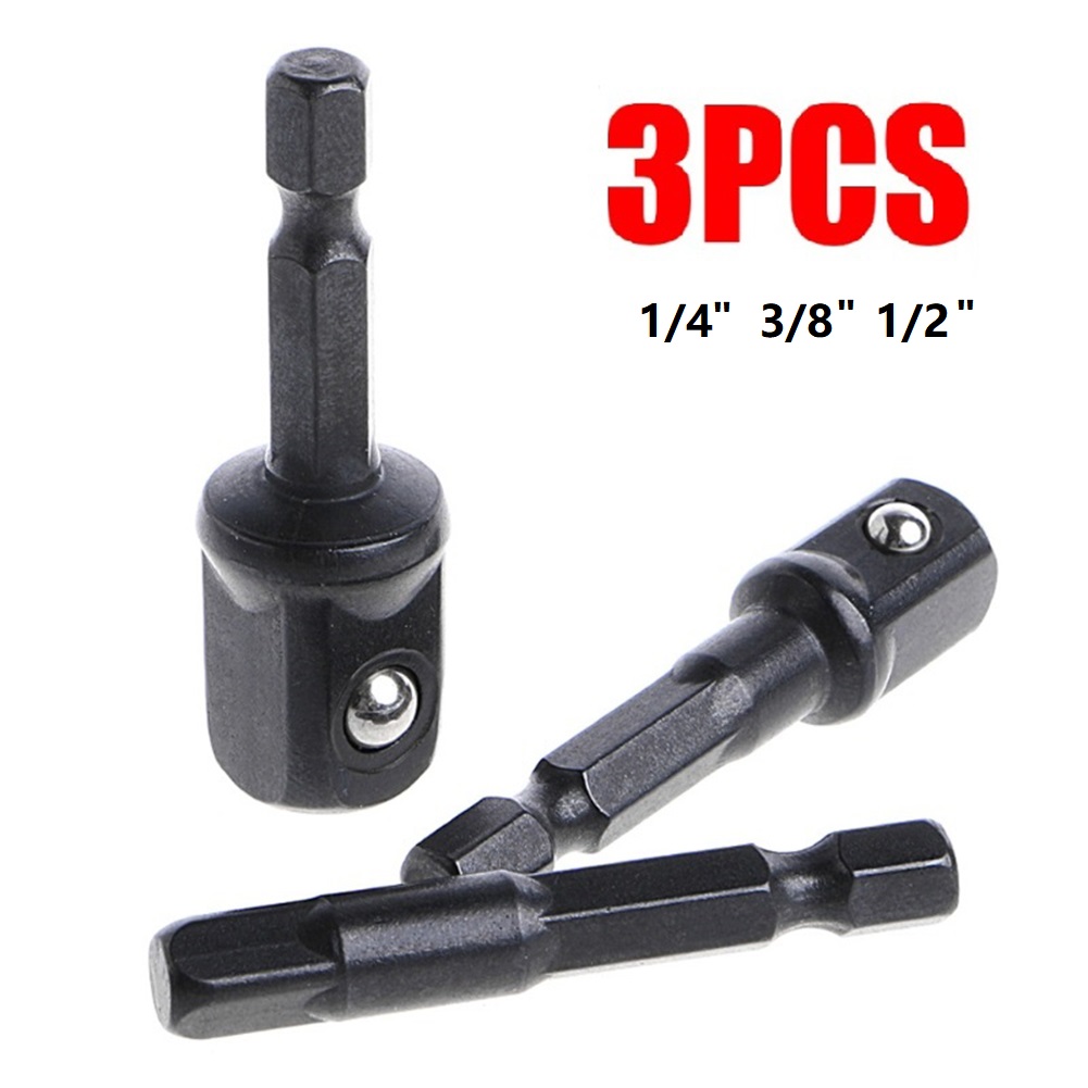 Power Tools Extension - Set di 3 adattatori per chiavi