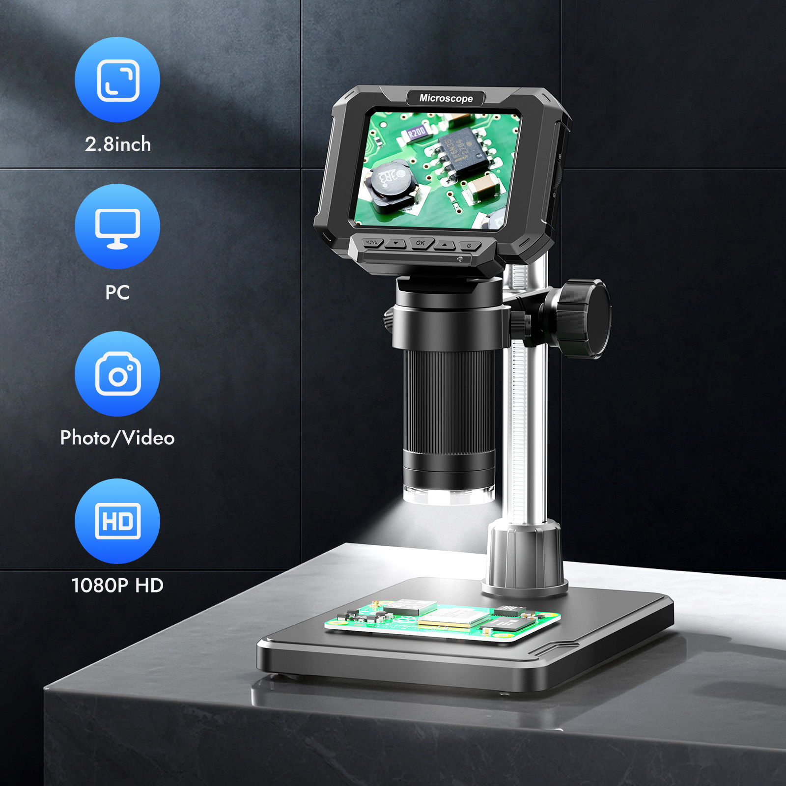 Power Tools For Windows - Microscopio Digitale per Monete da 2,8