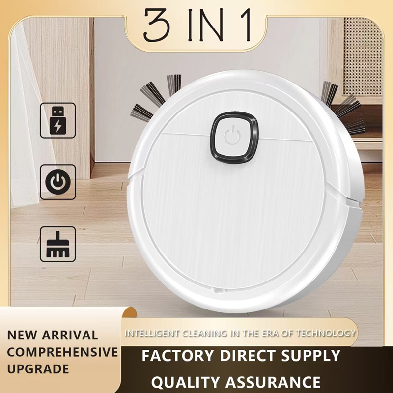 Vacuum Cleaner Power Tools - Robot Aspirapolvere 3-in-1 Automatico con Funzione
