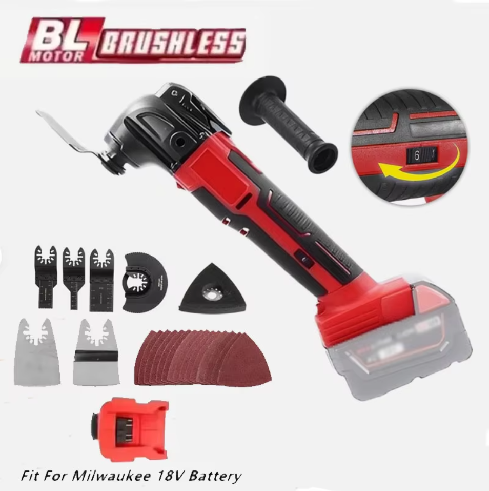 Oscillating Multi Tool - Per Milwaukee 18V Batteria Elettrica Oscillante
