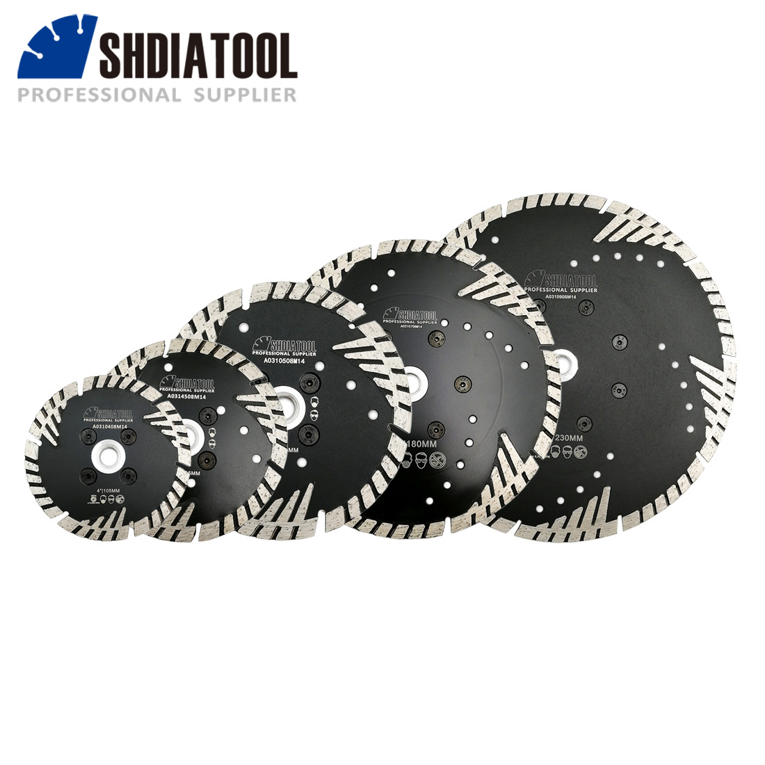 Angle Grinder 4.5 - SHDIATOOL 1pc Turbo Lame per sega