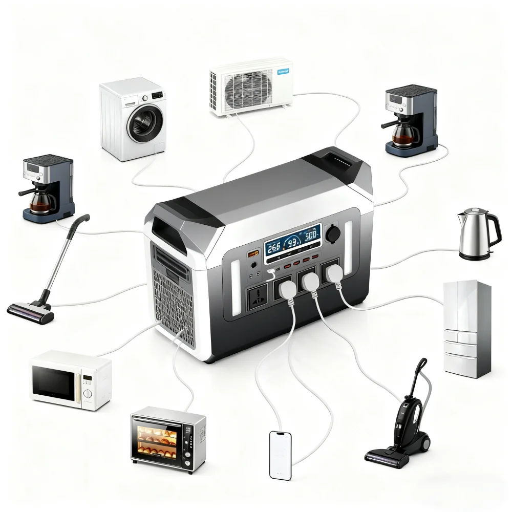 Power Tools Global Market - Stazione di Alimentazione Universale 3000W 2560Wh