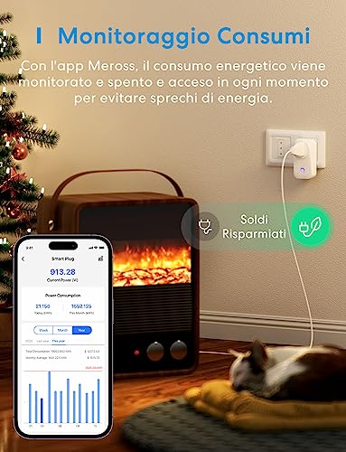 MSS310R-Meross Presa Intellige - Power Tools Google recensione e prezzo